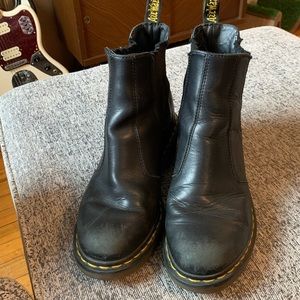 Dr Martens Black Cadence Heeled Chelsea Boot